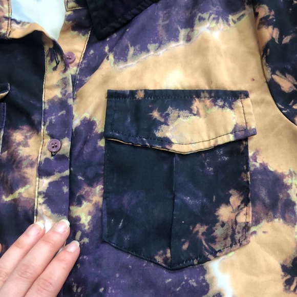Flowy Button up Tye dye - Picture 2 of 6